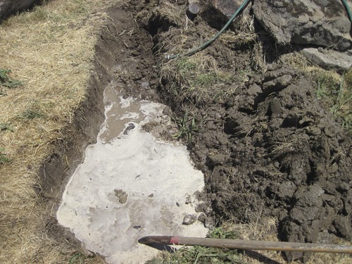 underwater mud is slow digging 